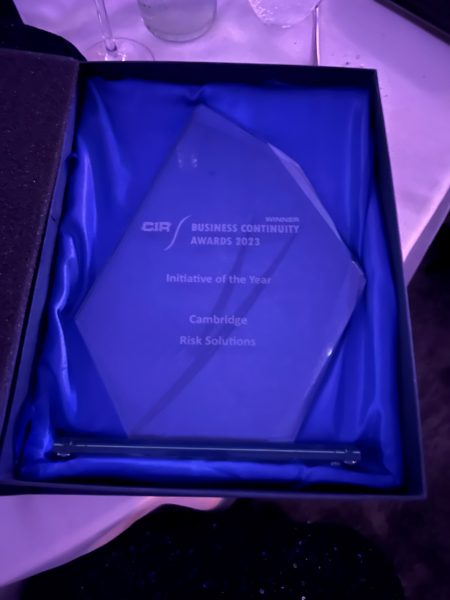 E-learning wins Business Continuity Award
