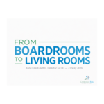 Graphic quoting GCHQ Director Anne Keast-Butler's 2026 Annual Lecture at Bletchley Park: "From boardrooms to living rooms" — Cambridge Risk Solutions commentary